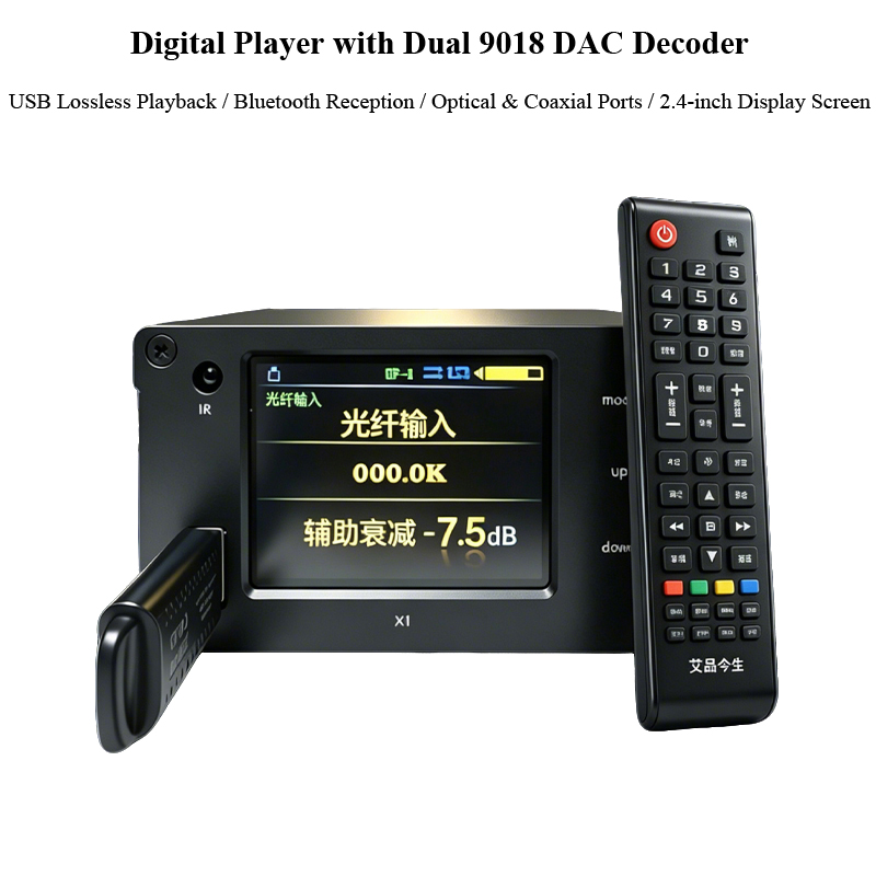 Audio Music Hifi - Çift ES9018K2M Dijital Ses Çalar DSD512