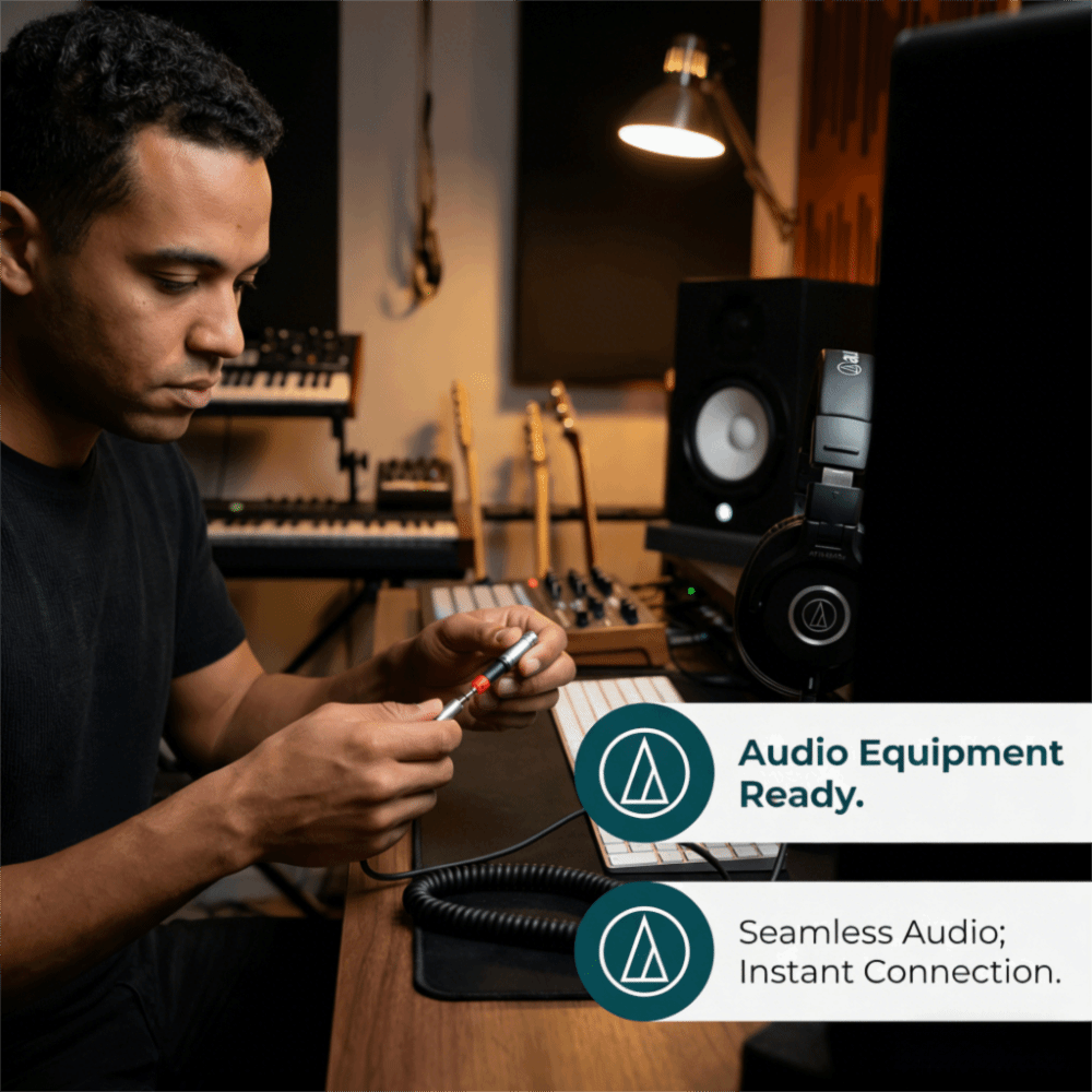 Audio Technica Headphone Ath-M50X - Tak ve Çalıştır 2.5mm - 3.5mm