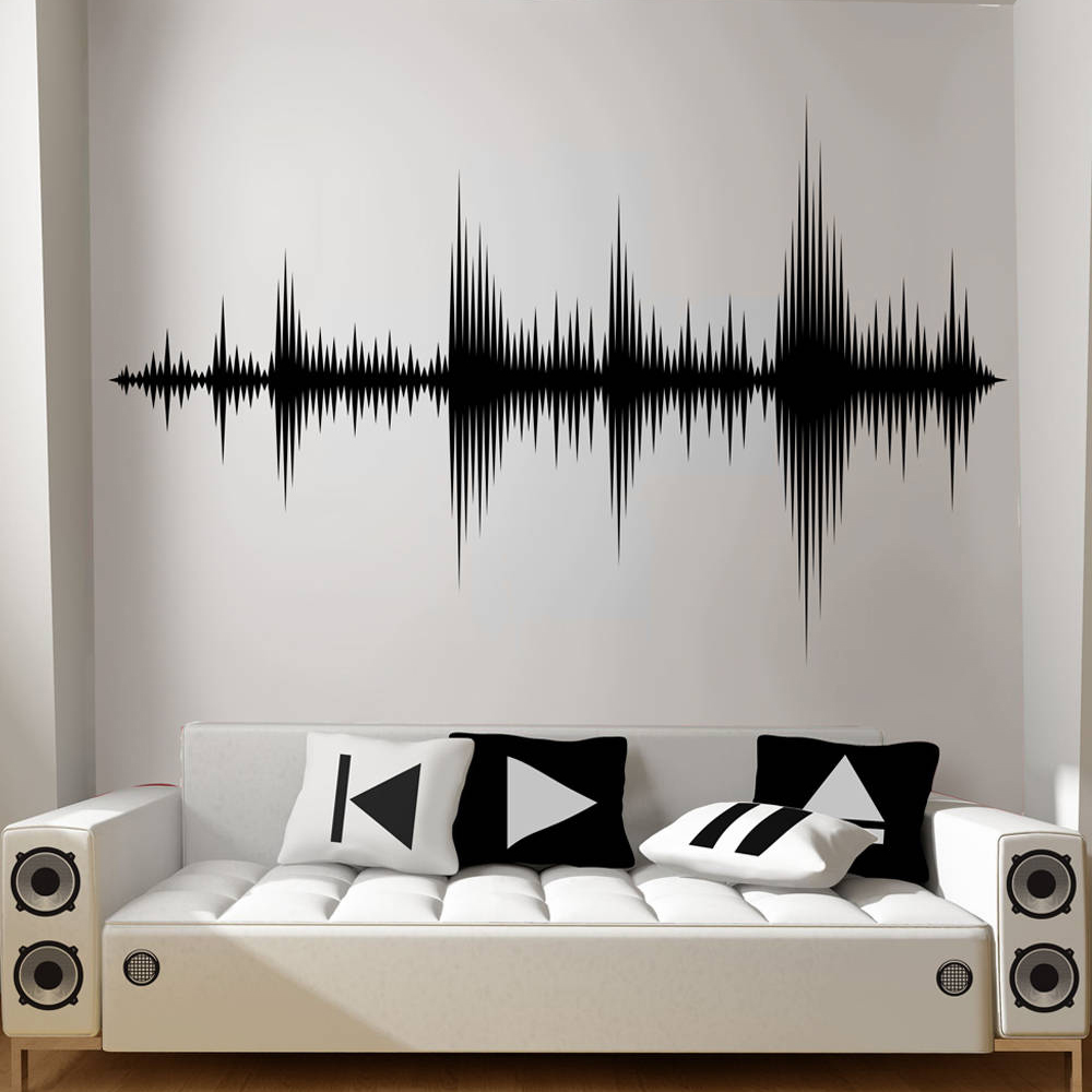 Ses dalga duvar çıkartması ses - Audio Music Remove incelemesi ve fiyatı