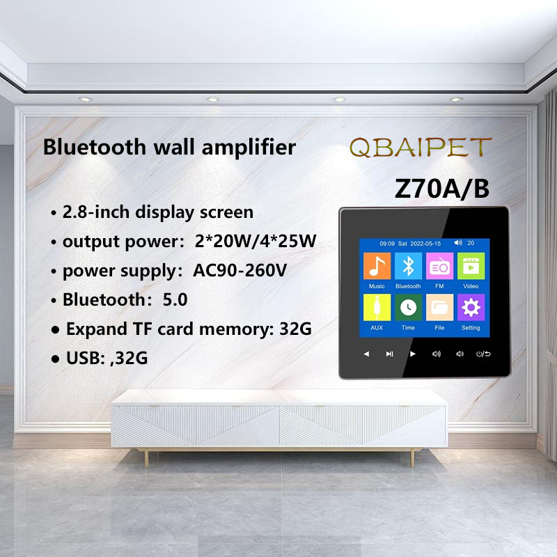 Ev Bluetooth Duvar Amplifikatö - Audio Music Background Free incelemesi ve fiyatı