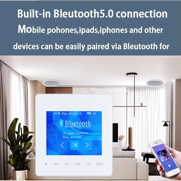 Ev Bluetooth Duvar Amplifikatö - Audio Music Background Free incelemesi ve fiyatı