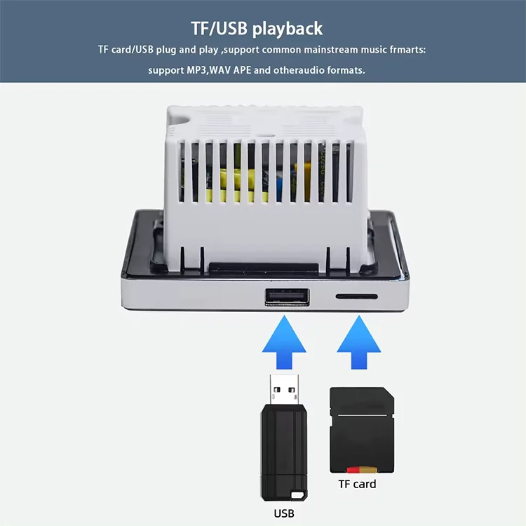 Ev Bluetooth Duvar Amplifikatö - Audio Music Background Free incelemesi ve fiyatı