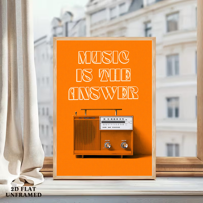 Vintage Radyo Duvar Sanatı Çer - Audio Music Background Free incelemesi ve fiyatı