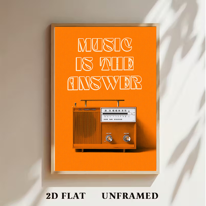 Vintage Radyo Duvar Sanatı Çer - Audio Music Background Free incelemesi ve fiyatı