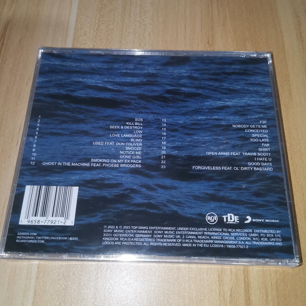 SZA SOS CD R&B Pop Soul Müzik  - Audio Music New Song incelemesi ve fiyatı