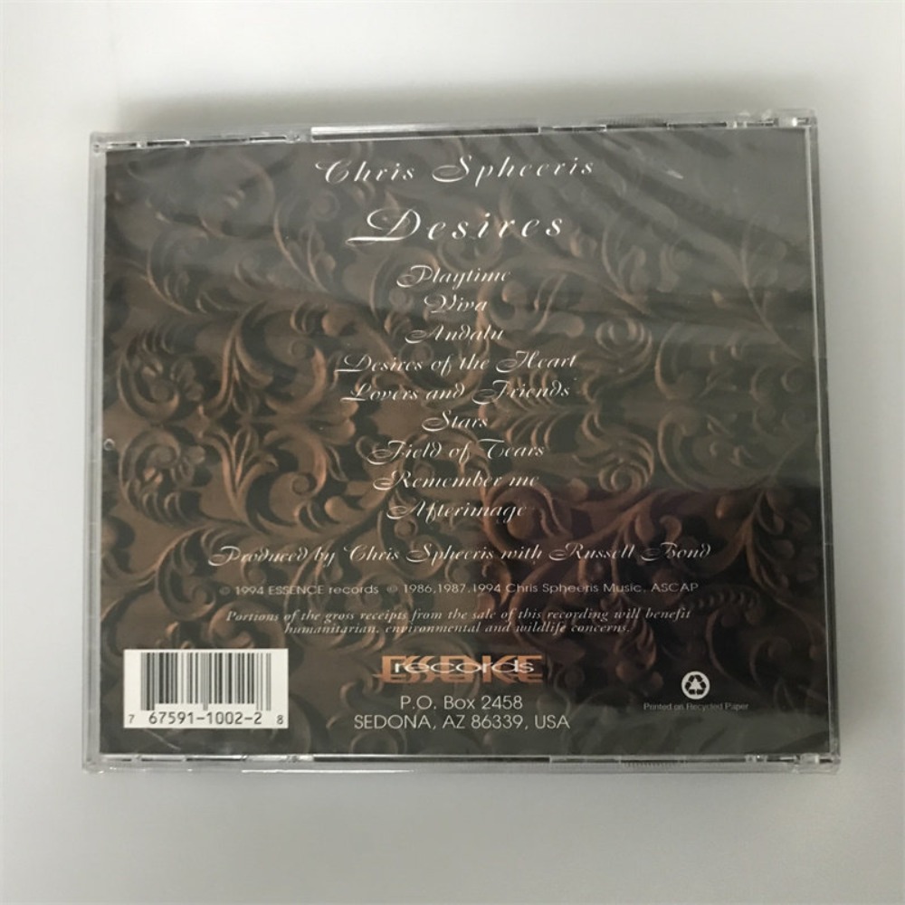 CD 'Desires' Chris Spheeris Mü - Audio And Music incelemesi ve fiyatı