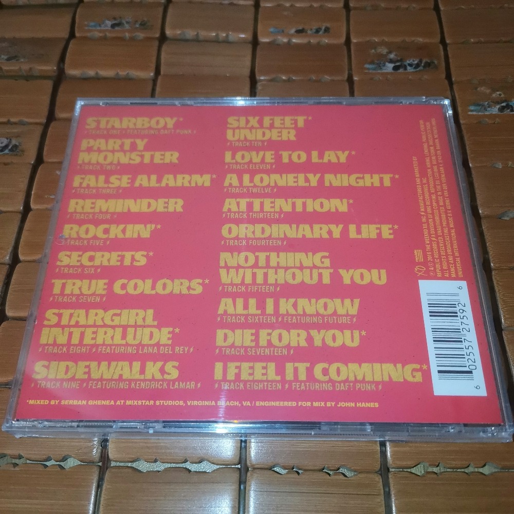 The Weeknd Starboy CD Synth Po - Audio Music New Song incelemesi ve fiyatı